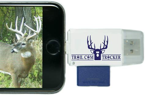 trail camera card reader iphone